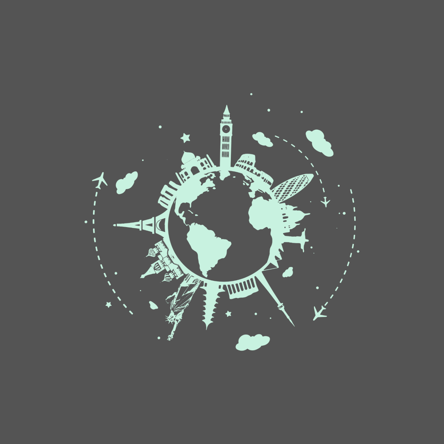 Double Pocket Wallet in Charcoal - Choose your logo design and colour