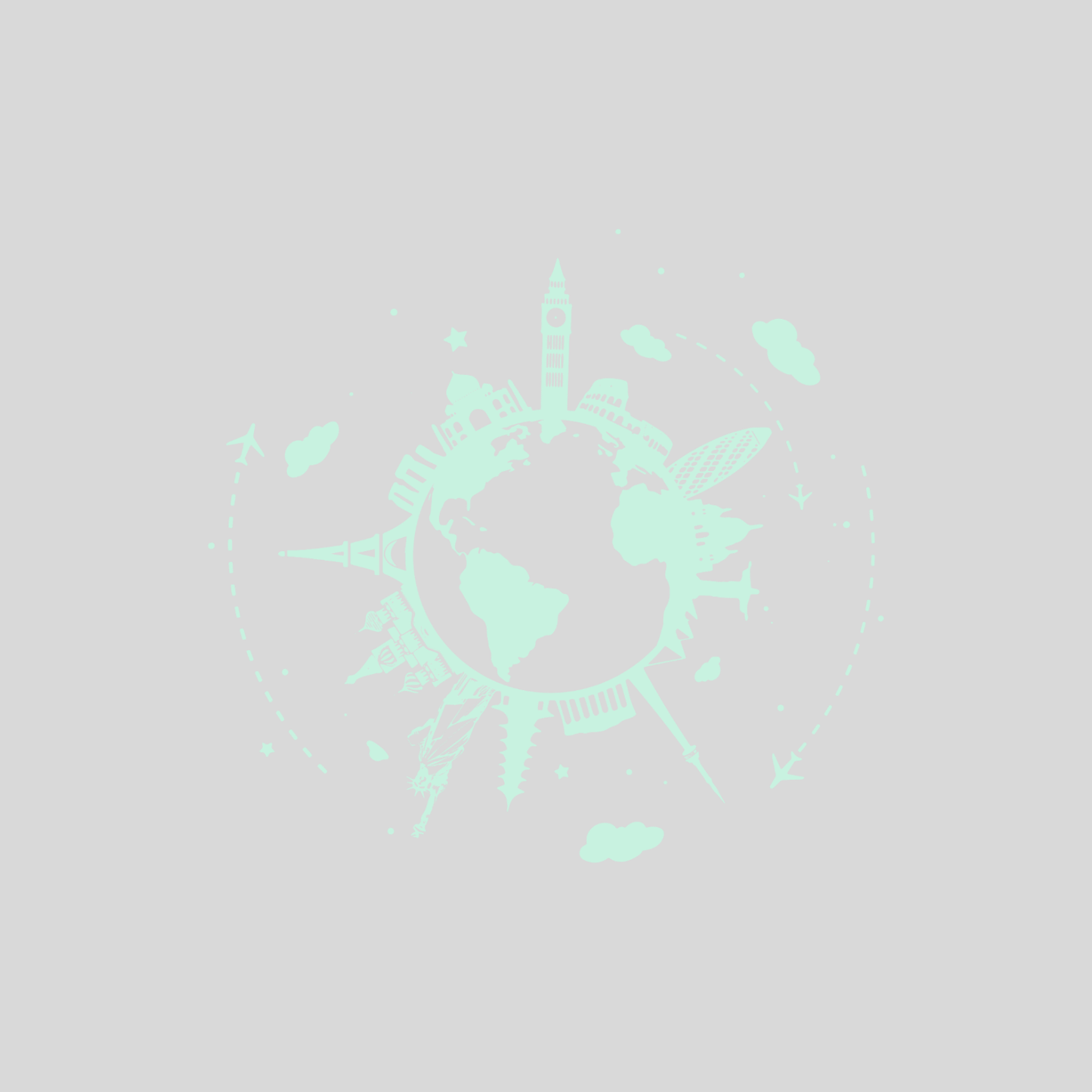 Double Pocket Wallet in Light Grey - Choose your logo design and colour