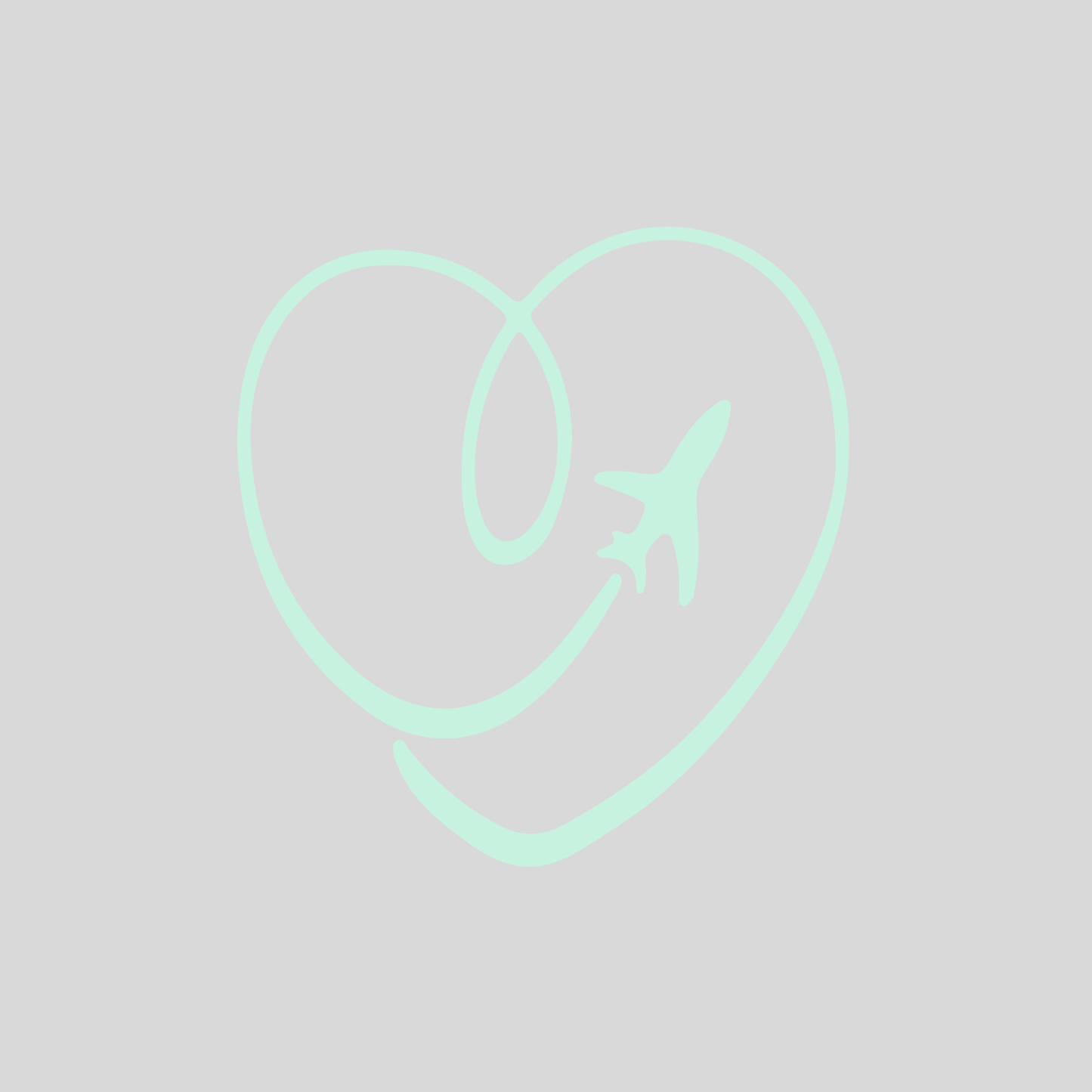 Double Pocket Wallet in Light Grey  - Choose your logo design and colour