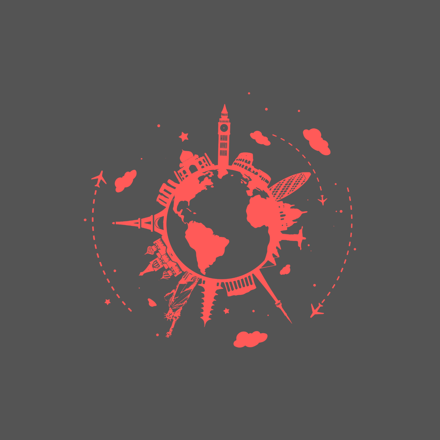 Zip Up Wallet in Charcoal  - Chose your logo design and colour