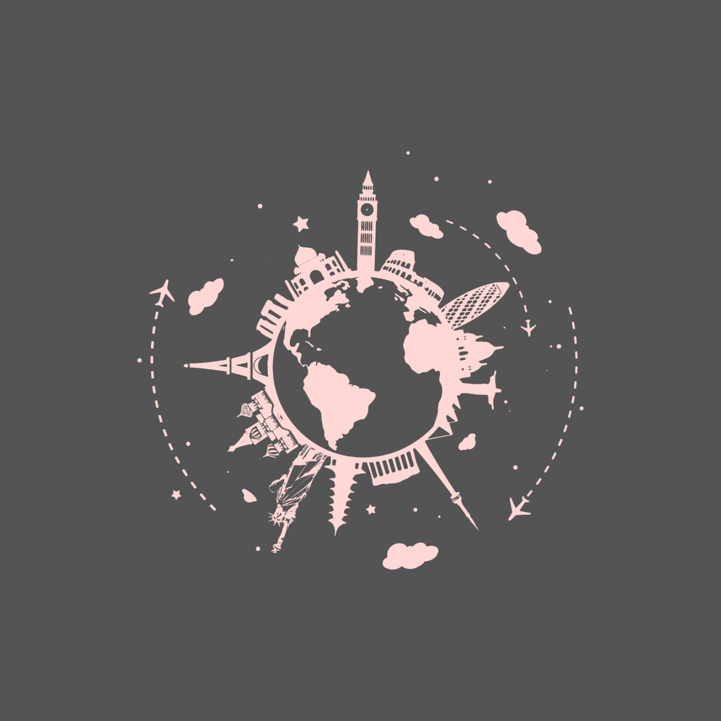 Zip Up Wallet in Charcoal  - Chose your logo design and colour