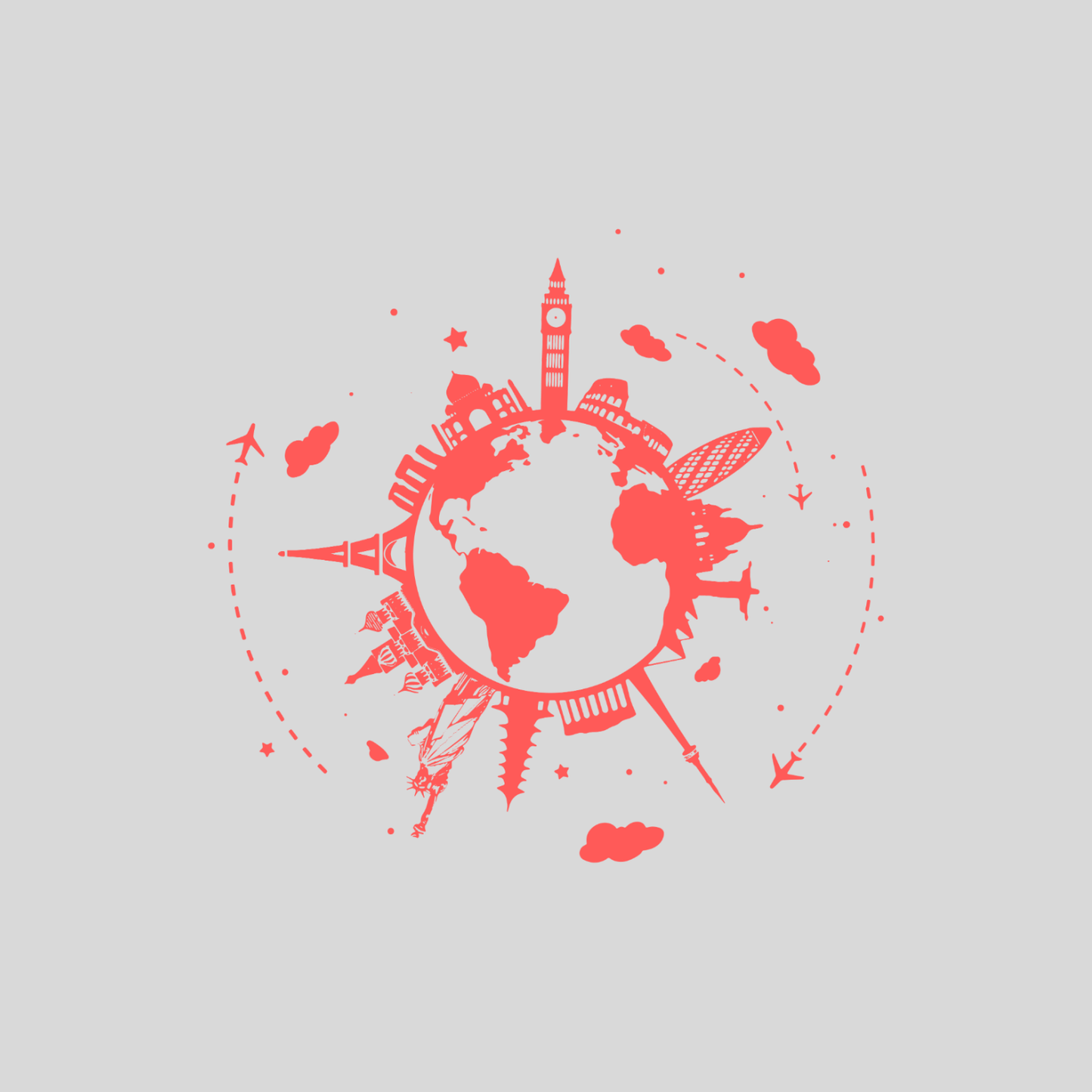 Double Pocket Wallet in Light Grey  - Choose your logo design and colour