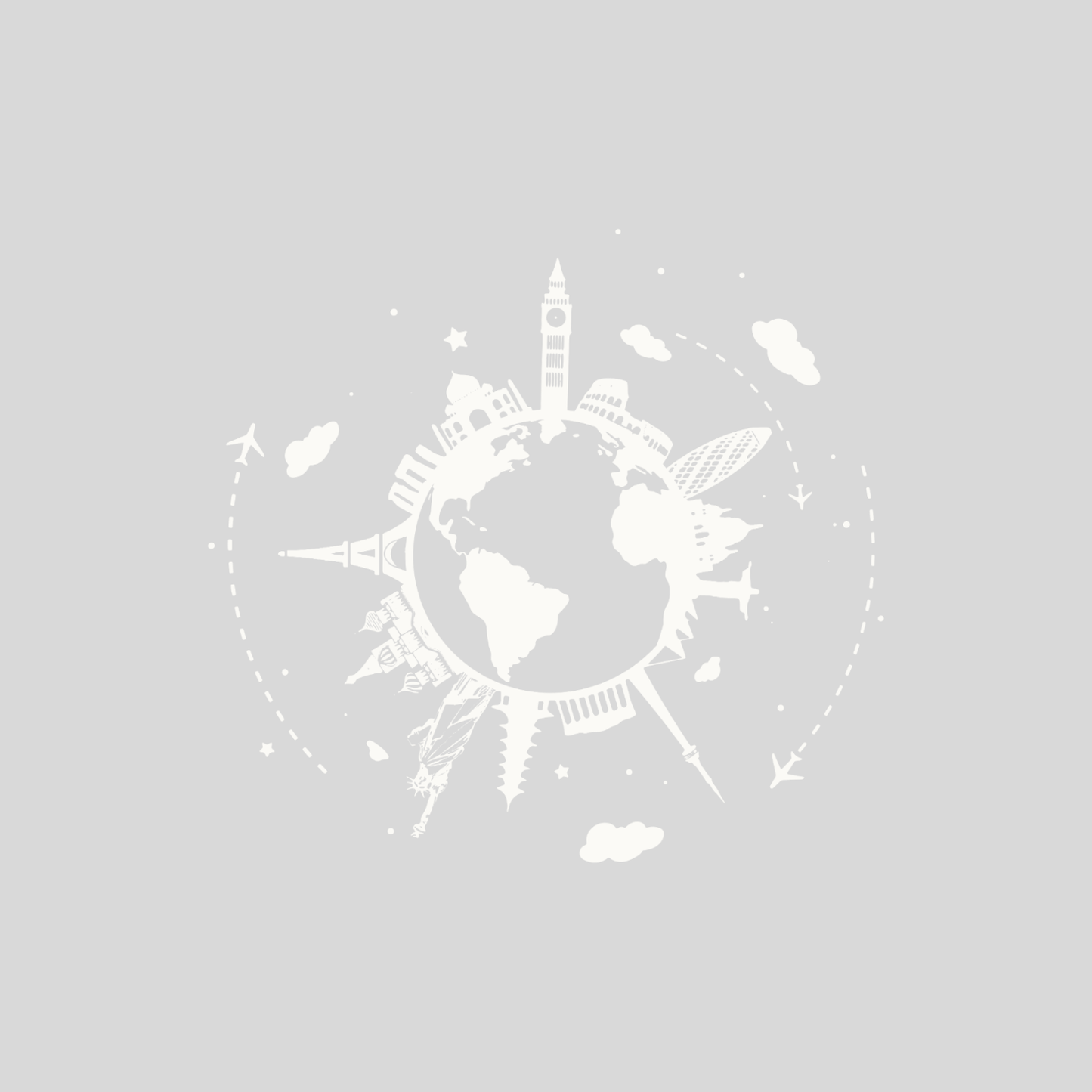 Double Pocket Wallet in Light Grey  - Choose your logo design and colour