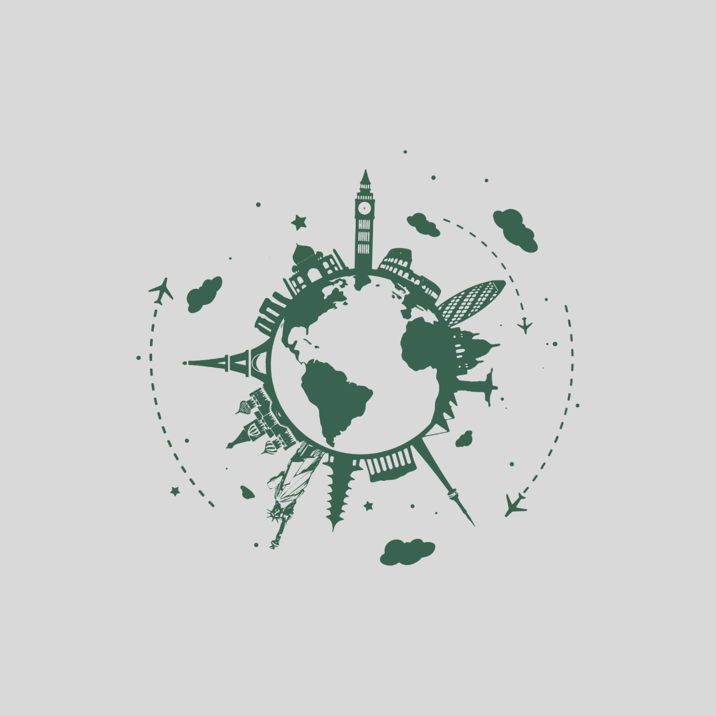 Double Pocket Wallet in Light Grey  - Choose your logo design and colour