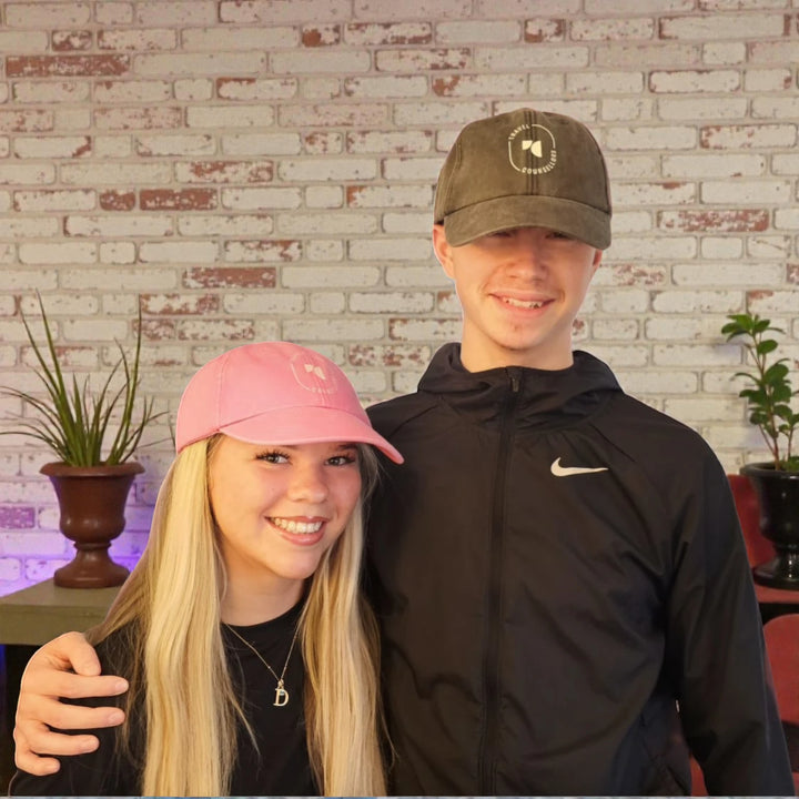 Vintage Style Cap with Oval Logo