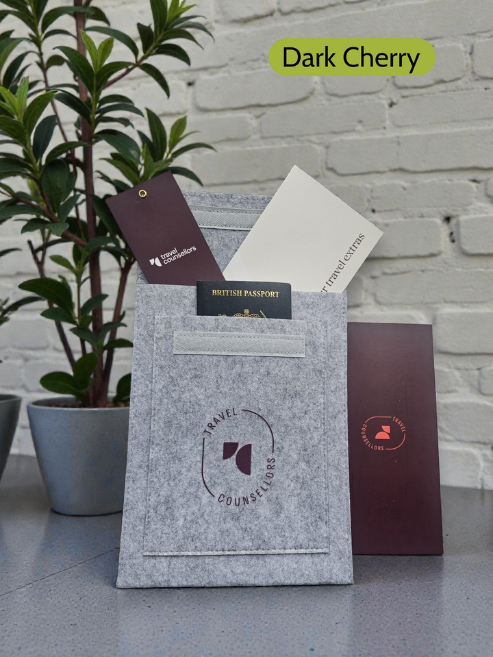 Double Pocket Wallet in Light Grey with Oval Logo in various colours