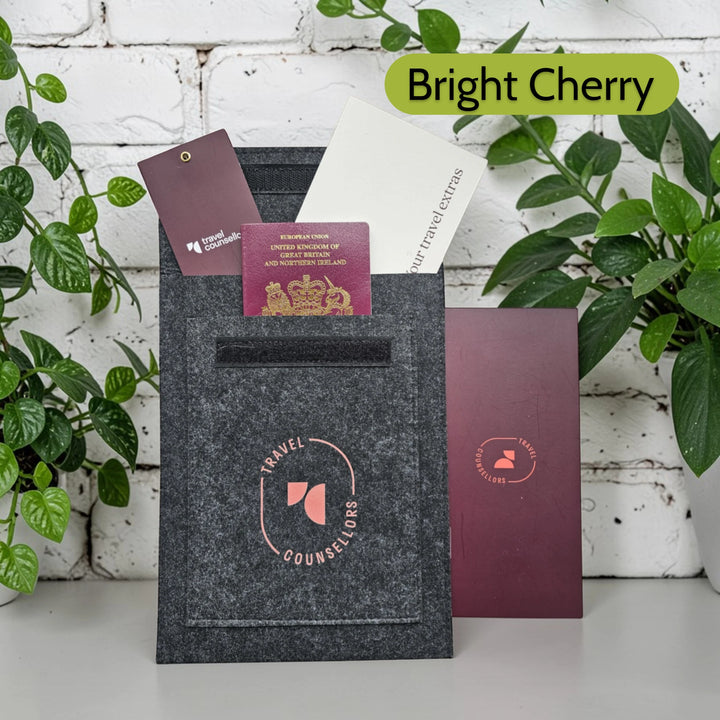 Double Pocket Wallet in Charcoal with Oval Logo in various colours