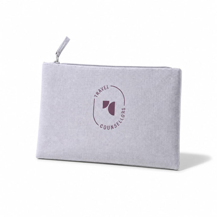Zip Up Canvas Wallets