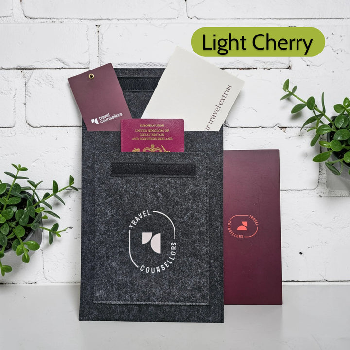 Double Pocket Wallet in Charcoal with Oval Logo in various colours