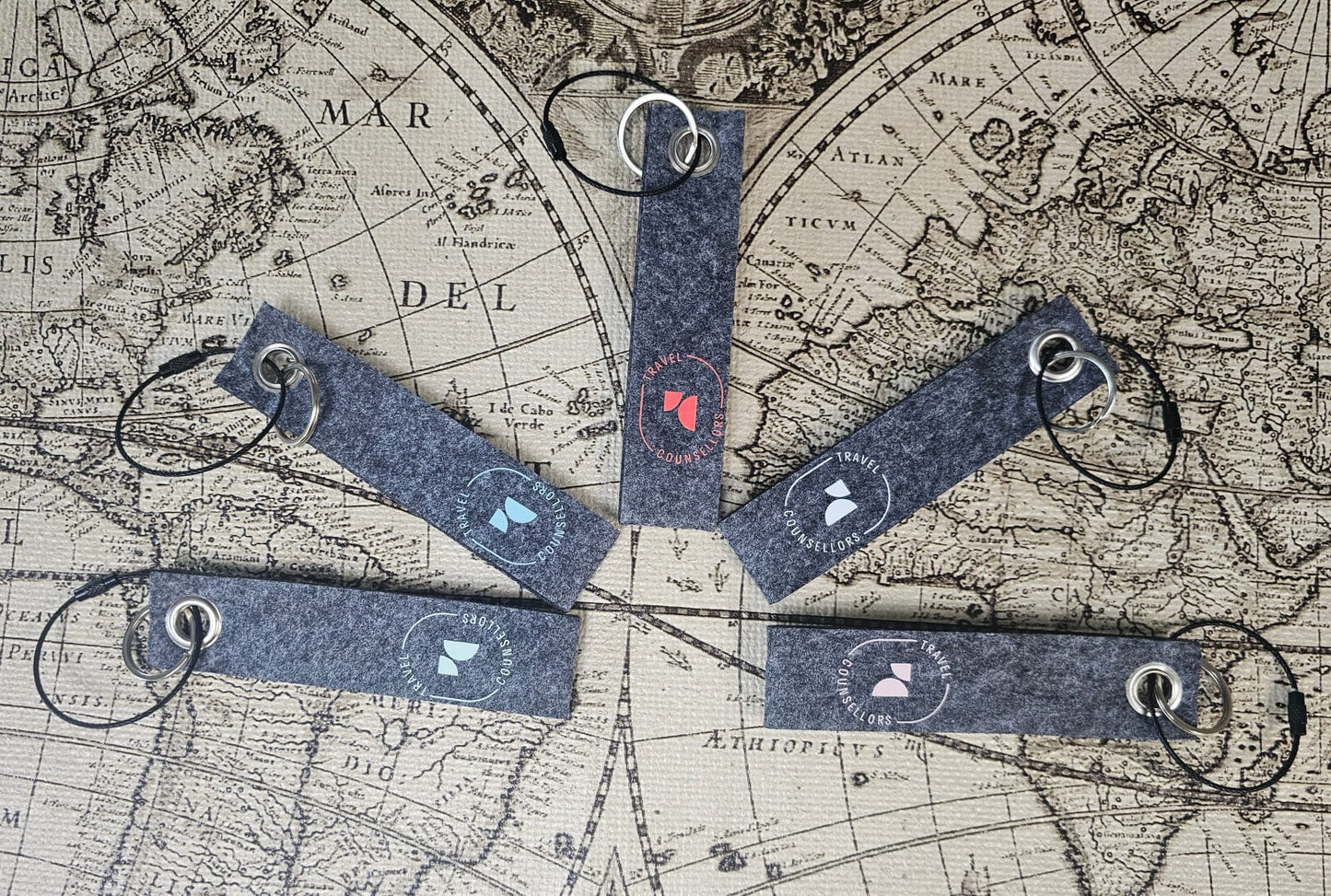 Charcoal Luggage Tags