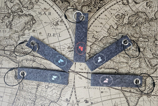 Charcoal Luggage Tags