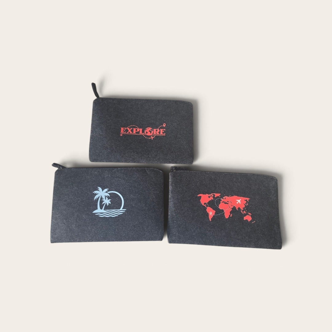3 x Zip Up Wallets - Mixed
