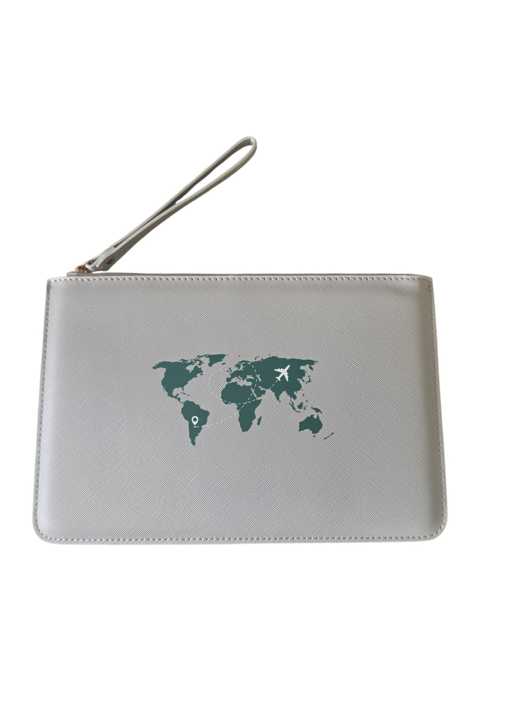 Luxury Pouch Oyster World Map