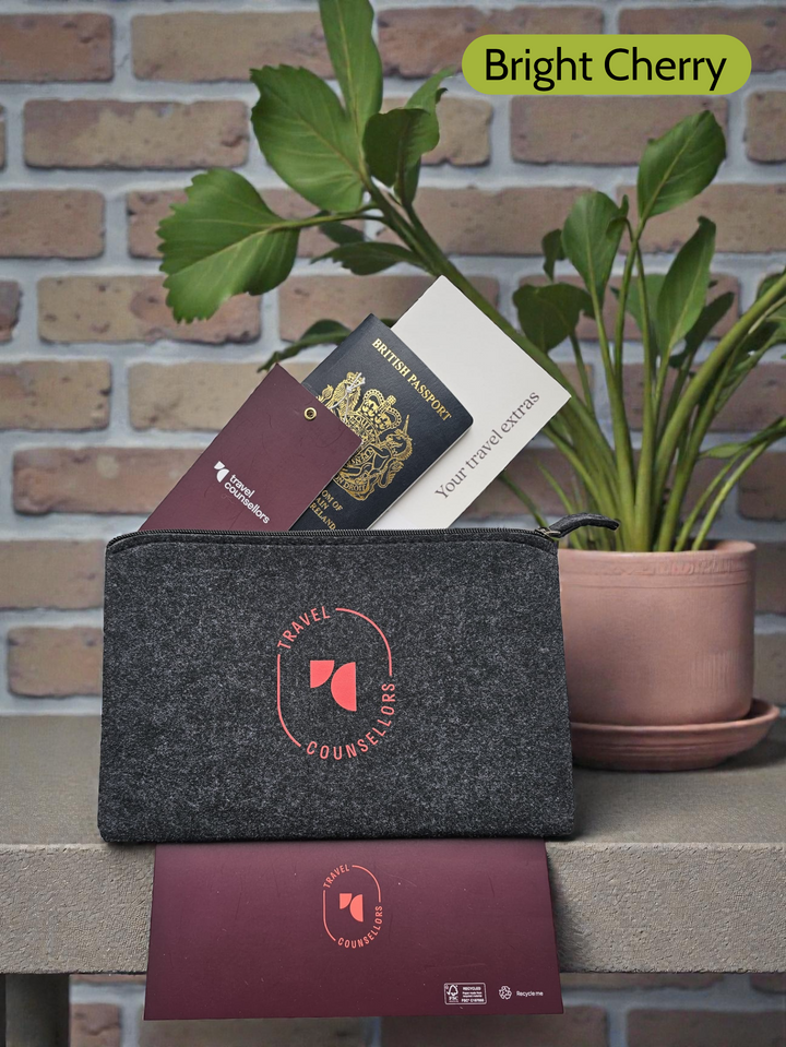 Zip Up Wallet in Charcoal with Oval Logo in various colours