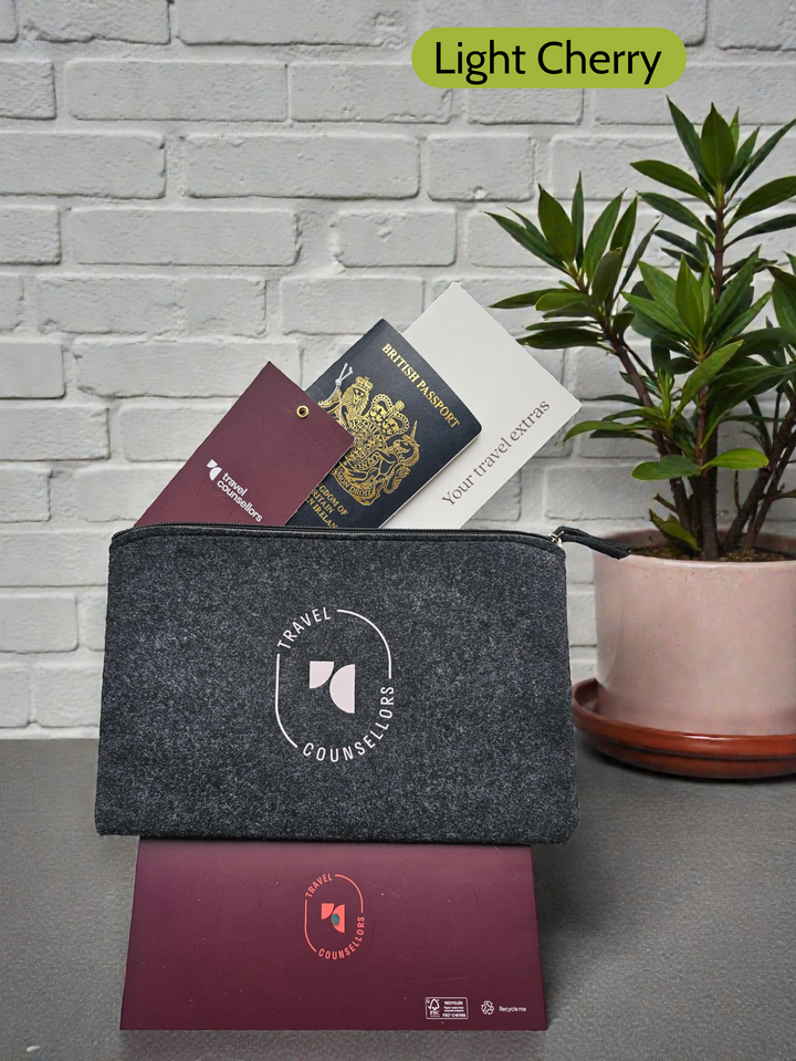 Zip Up Wallet in Charcoal with Oval Logo in various colours